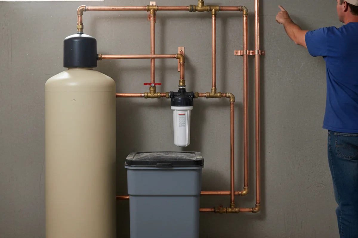 Whole-house water treatment system installed in Huntington